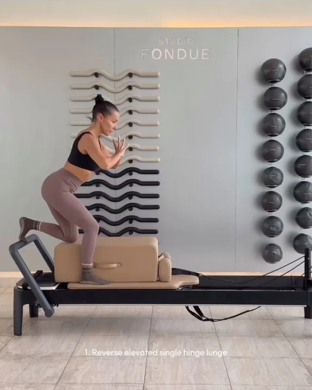 SWIPE & SAVE this Reformer Total Form layered from @yourpilateshaus