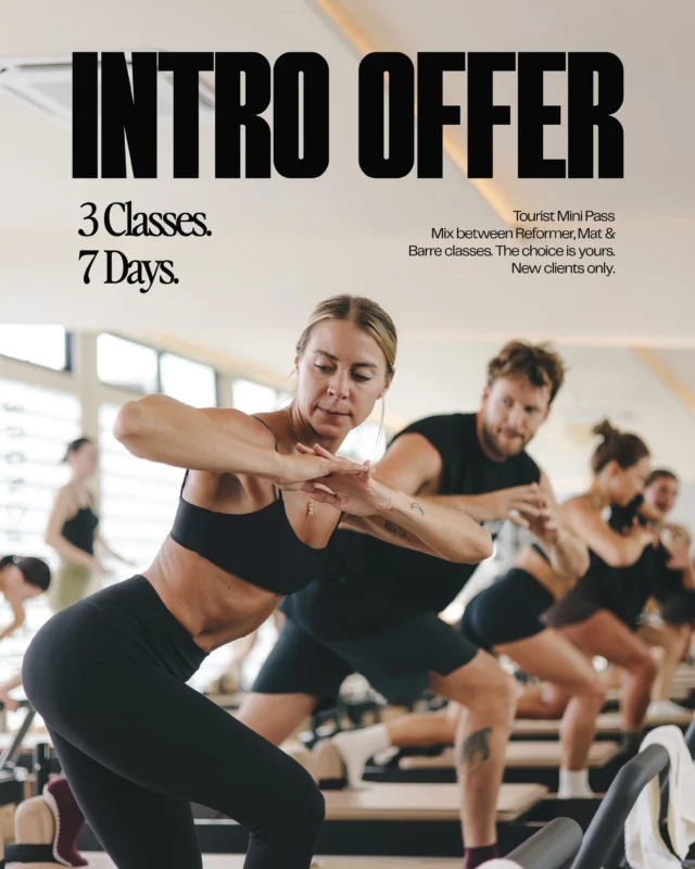 New to Studio Fondue? We got you covered.Our Tourist Mini Pass gives you:✔️ 3 Classes
✔️ To use over 7 days
✔️ Mat, Barre and/or Reformer | The choice is yours.
✔️ All levels welcomeFor just 650K.Available for all new clients, via the link in bio x*Please note: grip socks are required for all reformer classes. They are available for purchase at reception x